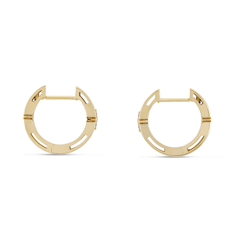 Náušnice s diamantmi Love in Verona