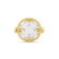 Prsteň s diamantmi a perleťou Venetian Medallions4