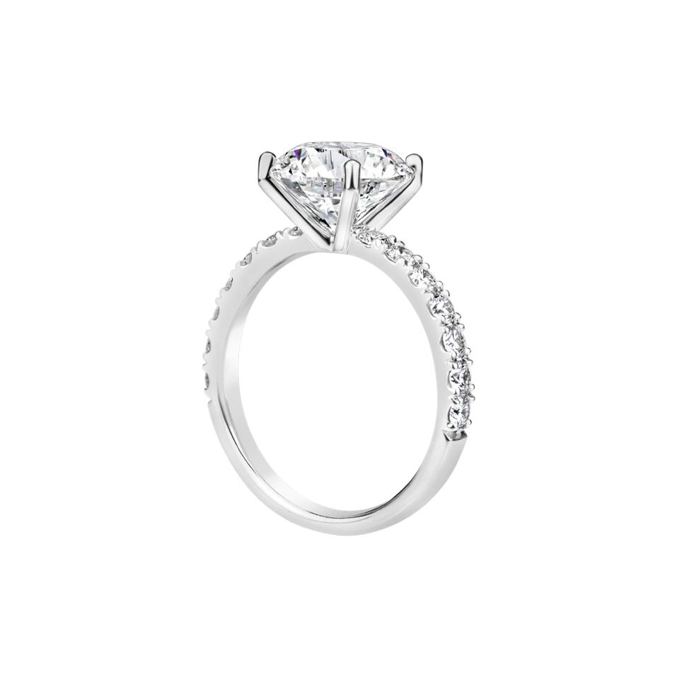 Prsteň s diamantmi The Ice Queen