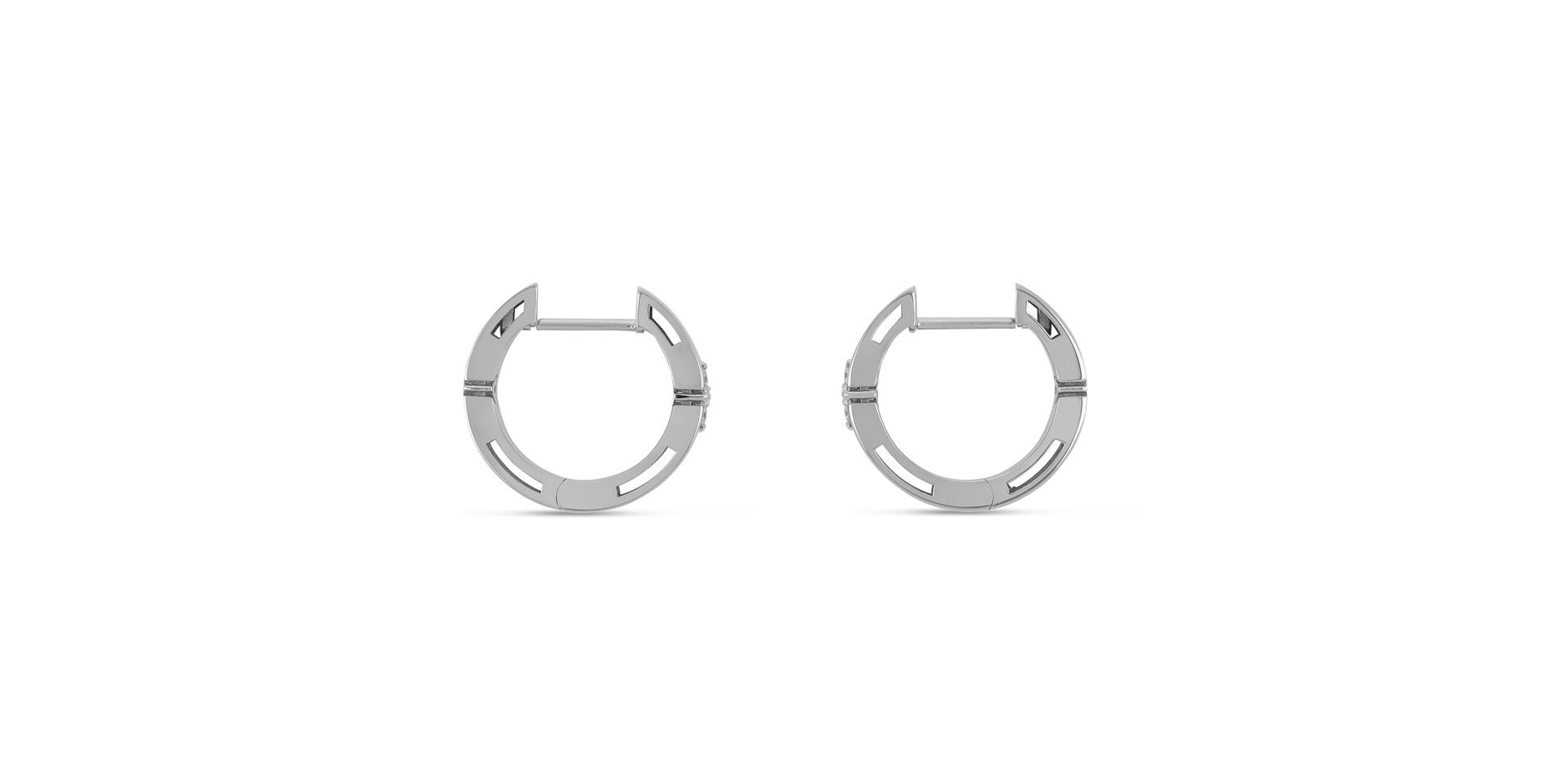 Náušnice s diamantmi Love in Verona