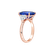 Prsteň s diamantmi a tanzanitom Egbert4