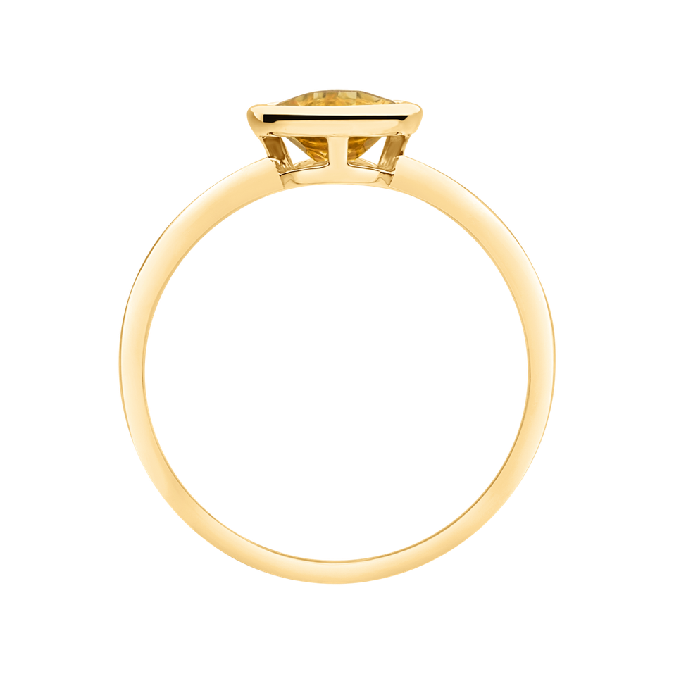 Prsteň s citrínom Bonbon