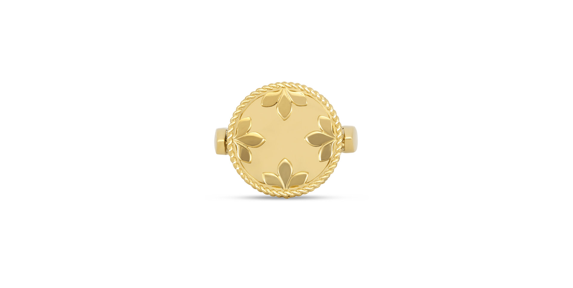 Prsteň s diamantmi a perleťou Venetian Medallions