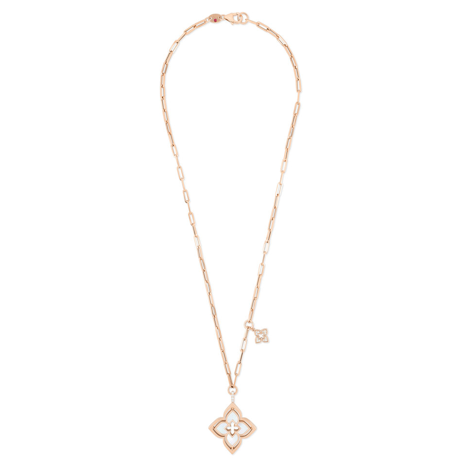 Náhrdelník s diamantmi a perleťou Venetian Princess