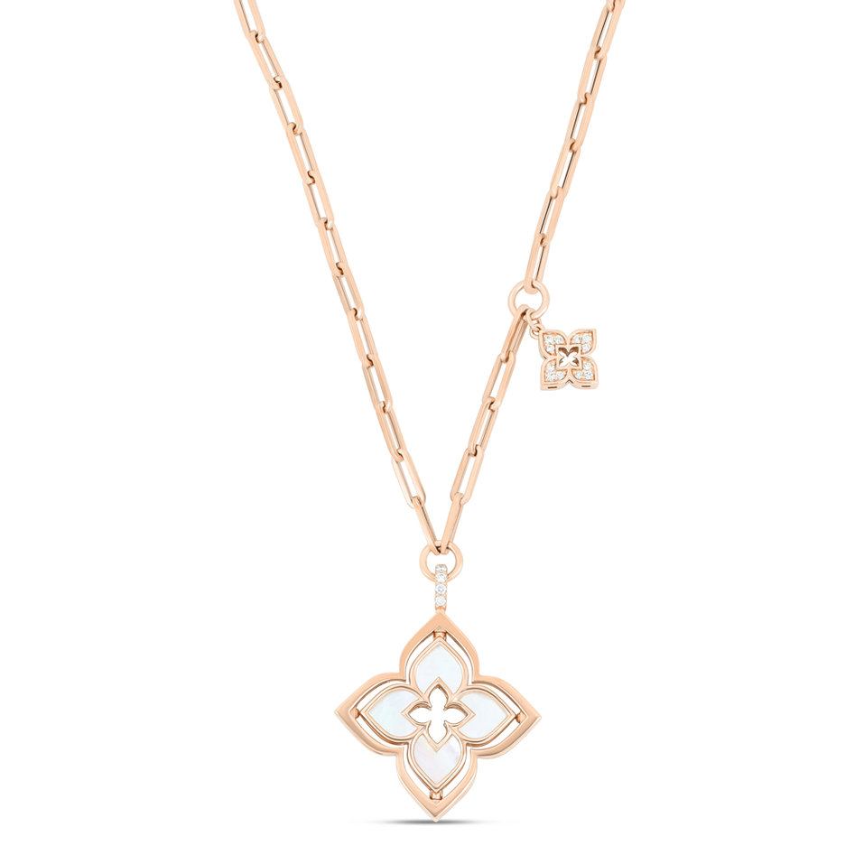 Náhrdelník s diamantmi a perleťou Venetian Princess