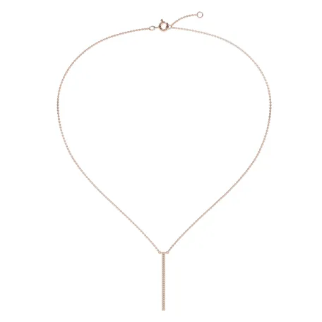 Náhrdelník s diamantmi Essential Dash