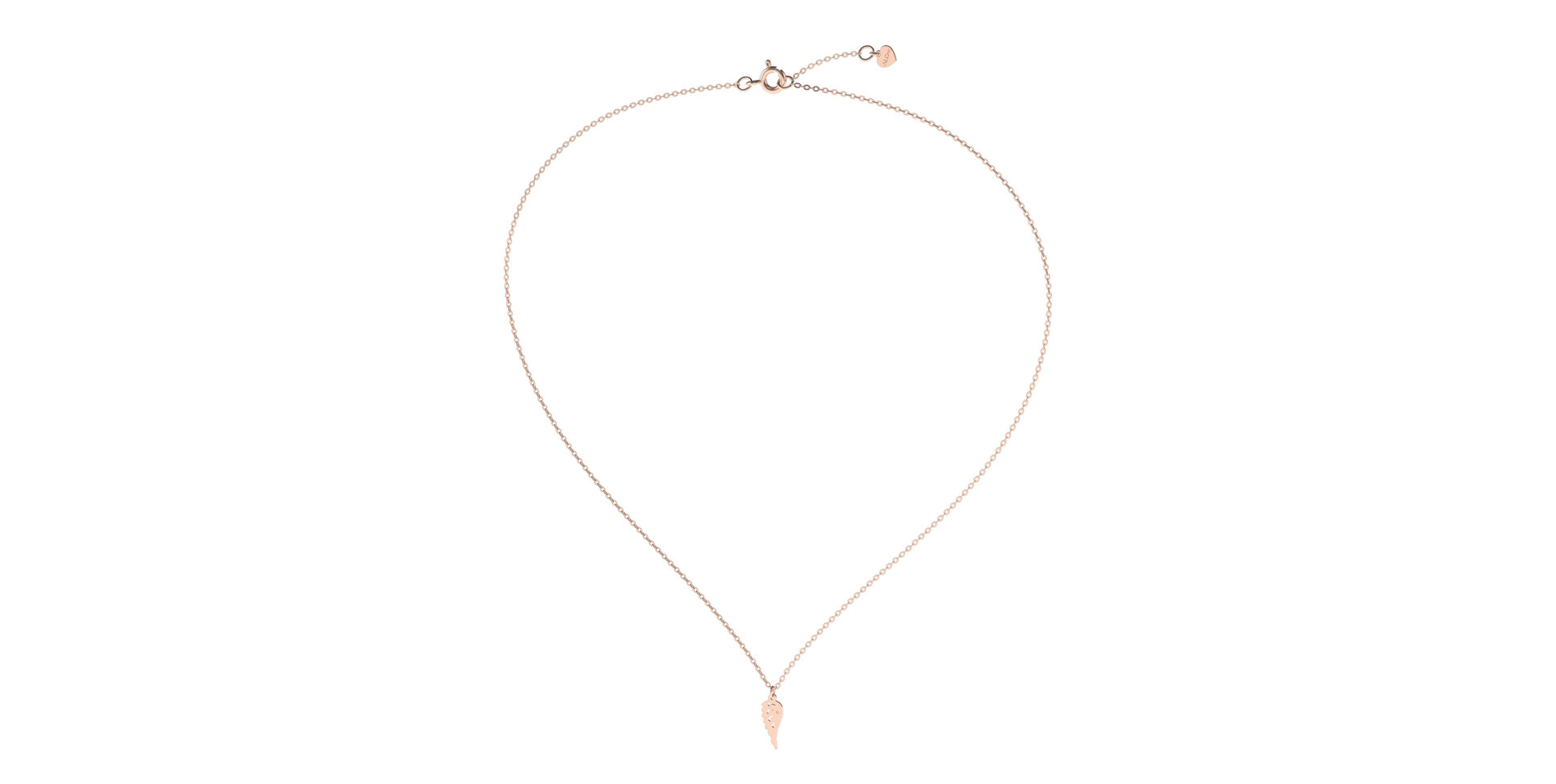 Náhrdelník s diamantom Diamond Wing