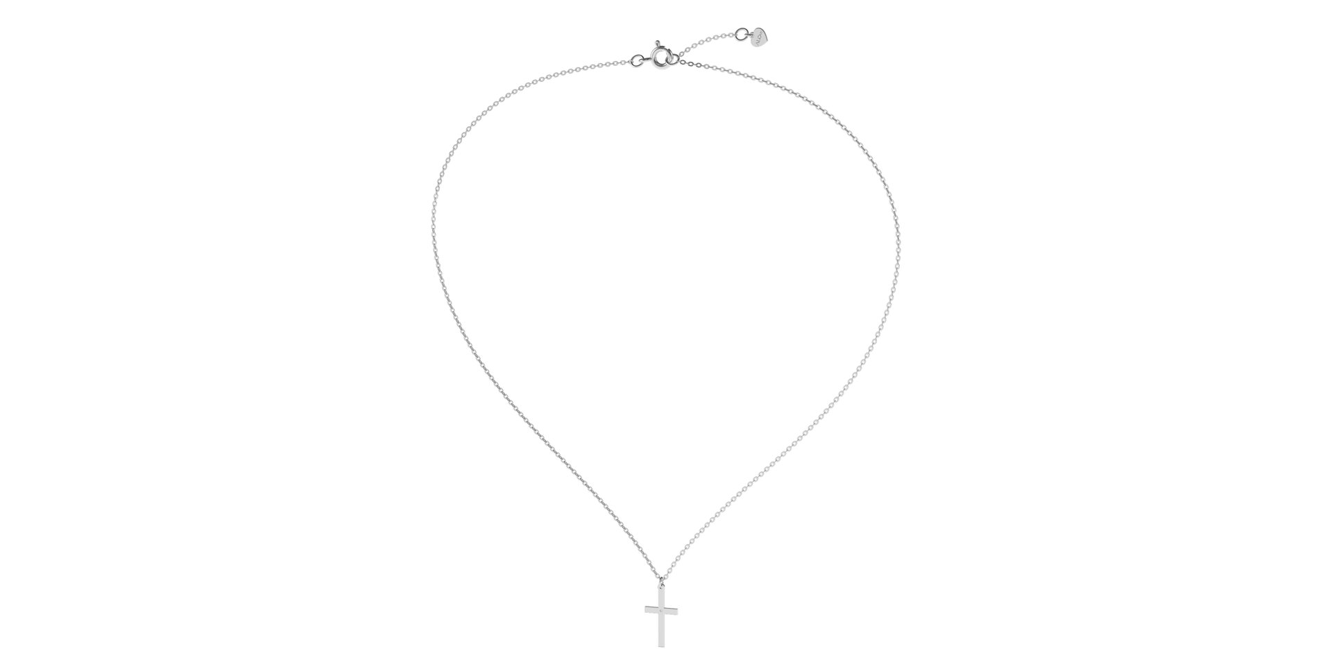 Náhrdelník s diamantom Little Cross