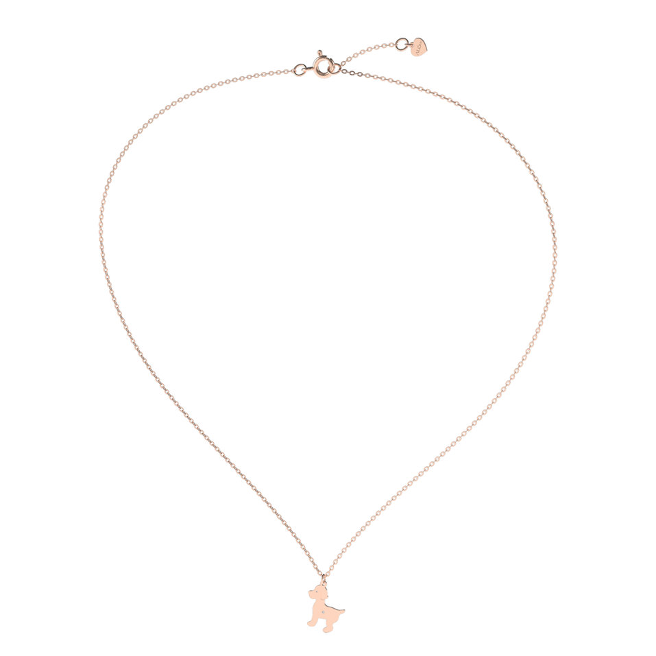 Náhrdelník s diamantom Puppy