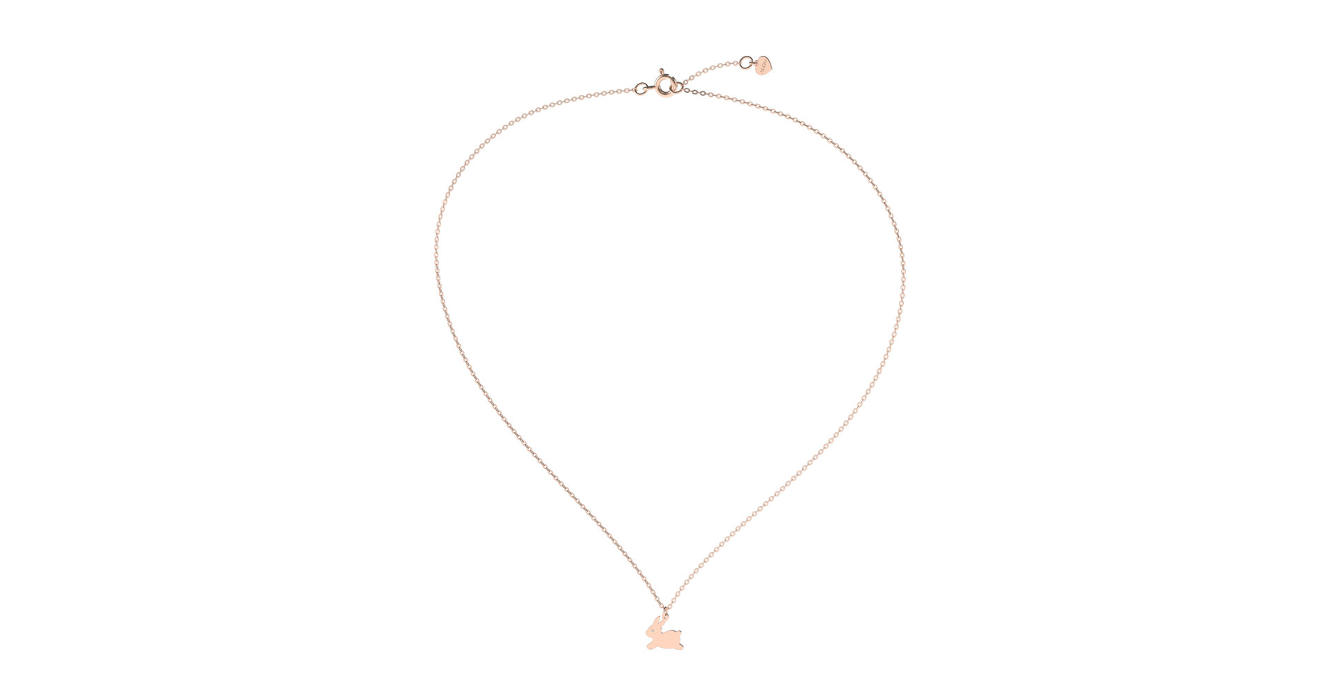 Náhrdelník s diamantom Bunny