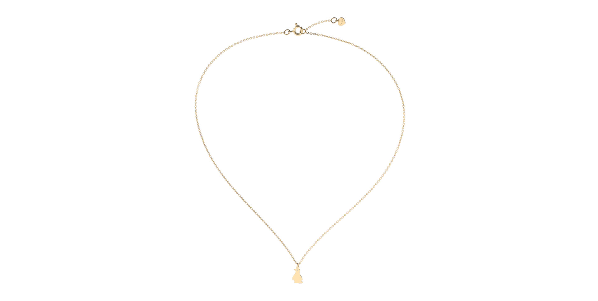 Náhrdelník s diamantom Little Penguin