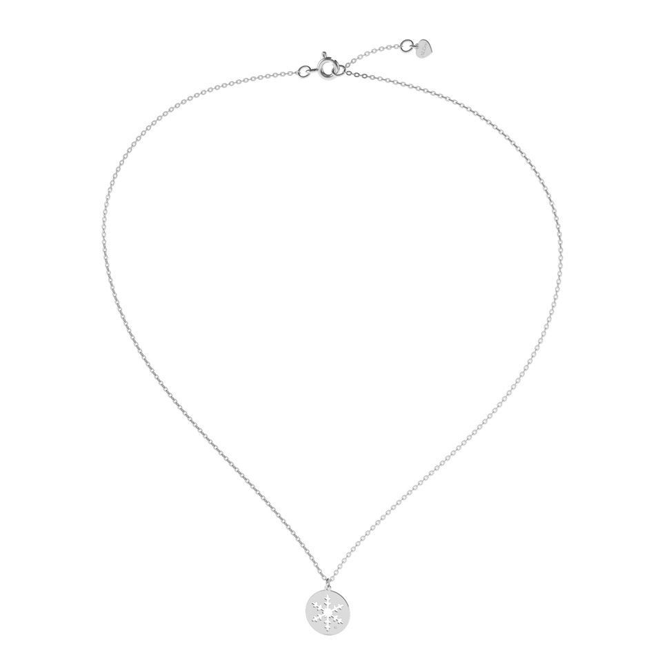 Náhrdelník s diamantom Diamond Snowflake