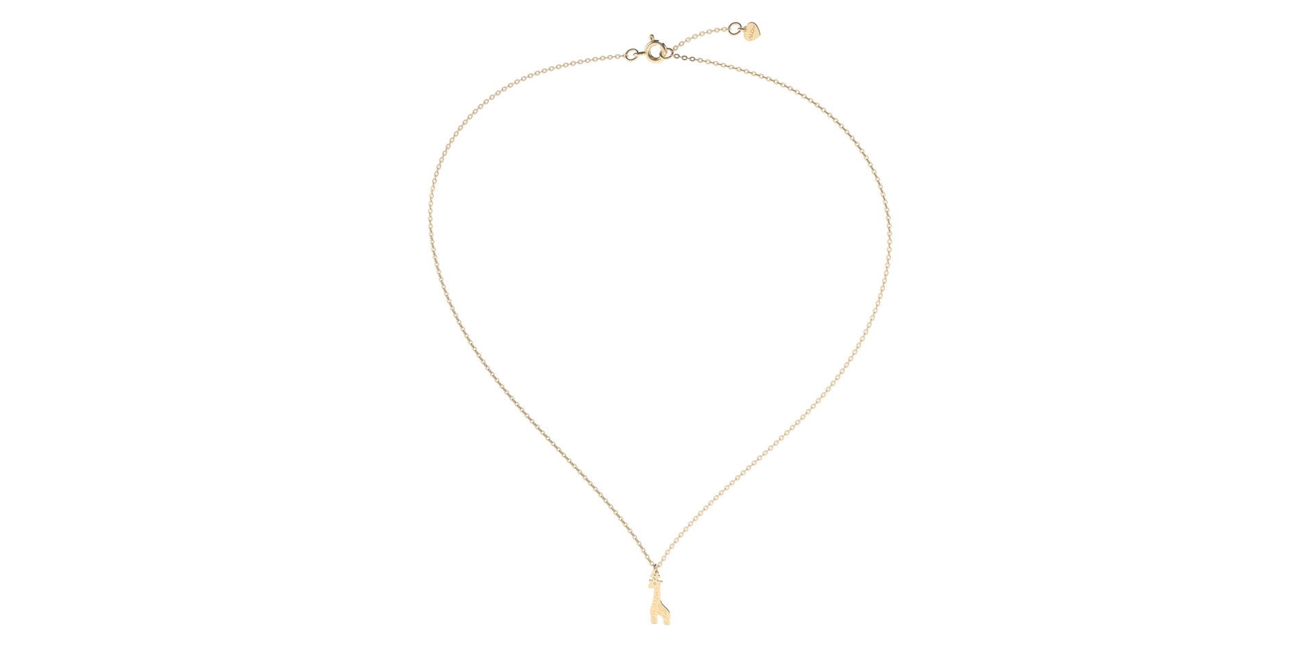 Náhrdelník s diamantom Little Giraffe