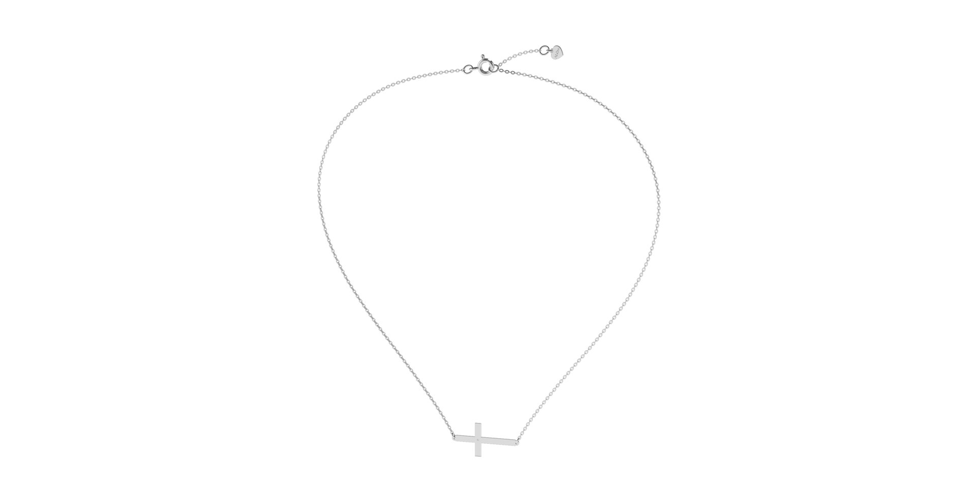 Náhrdelník s diamantom Cross