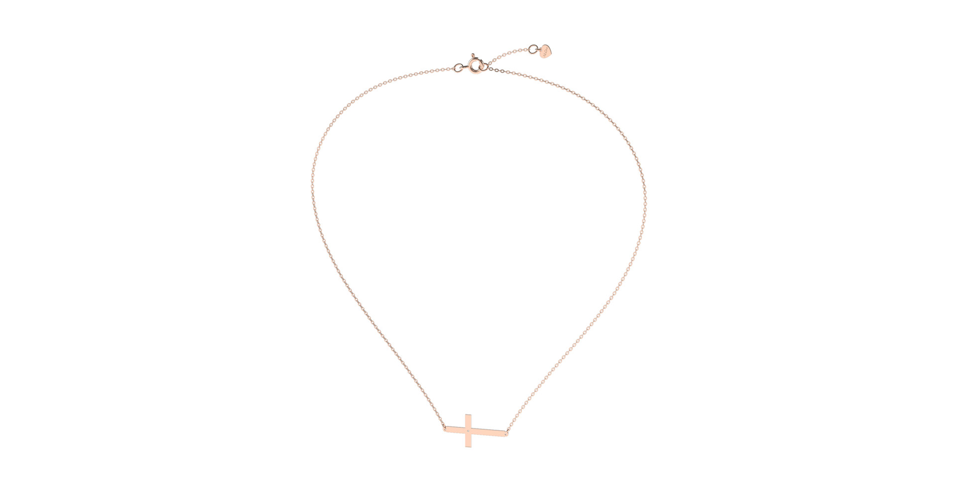 Náhrdelník s diamantom Cross