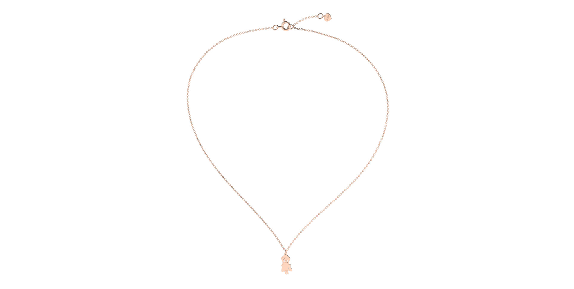 Náhrdelník s diamantom Girl