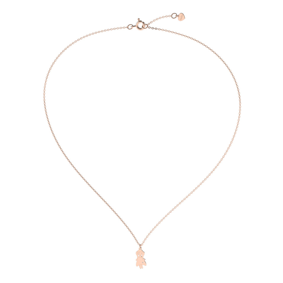 Náhrdelník s diamantom Girl