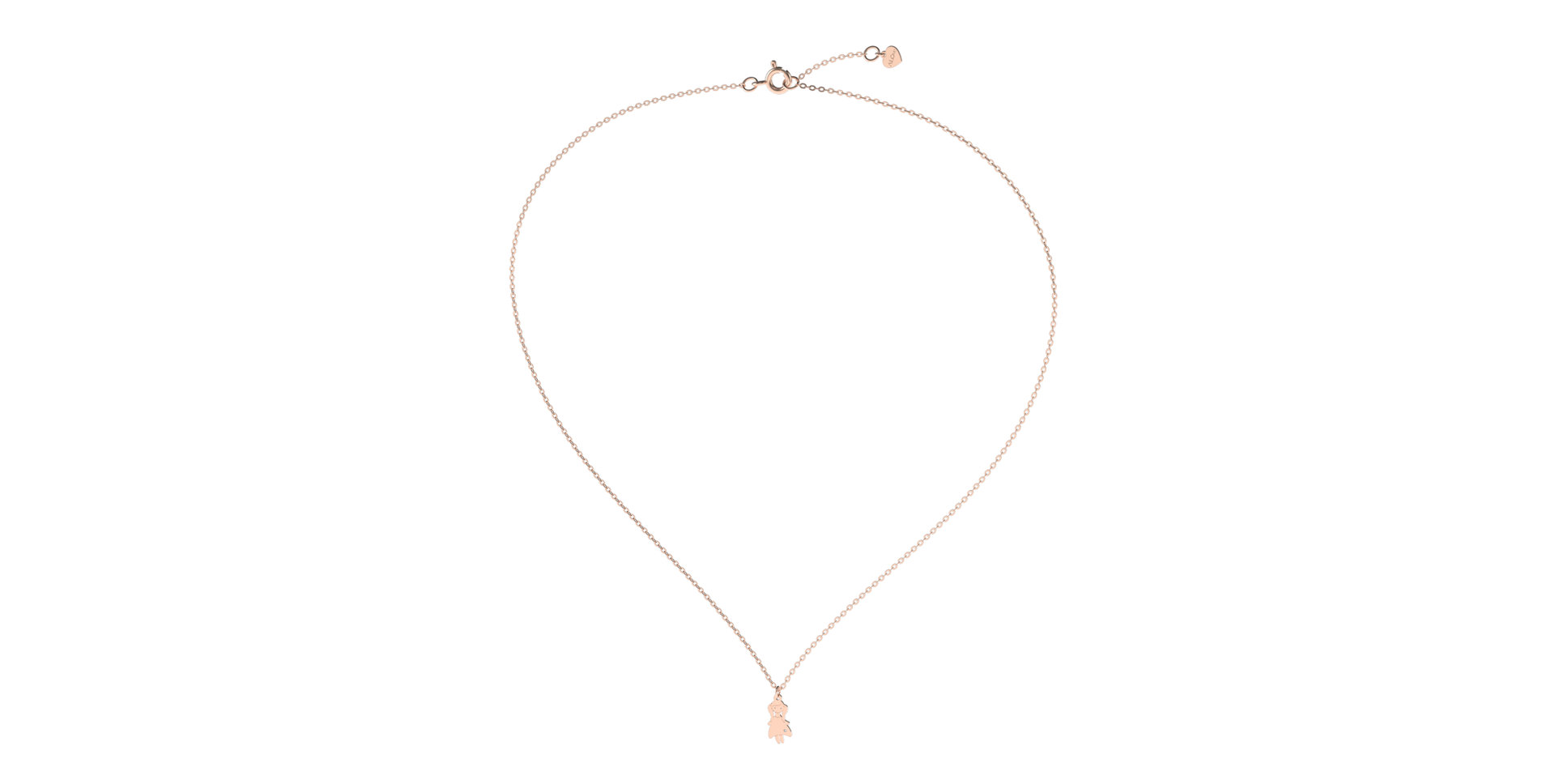 Náhrdelník s diamantom Little Girl