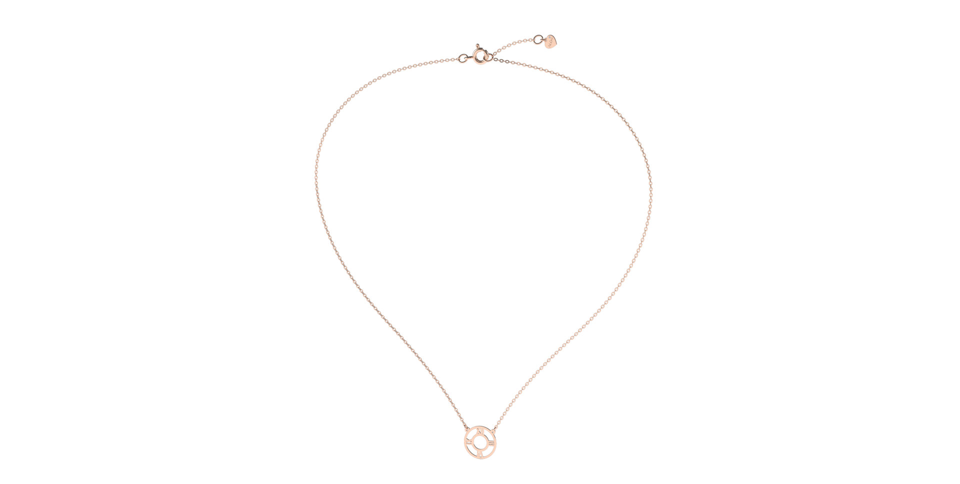 Náhrdelník s diamantom Time