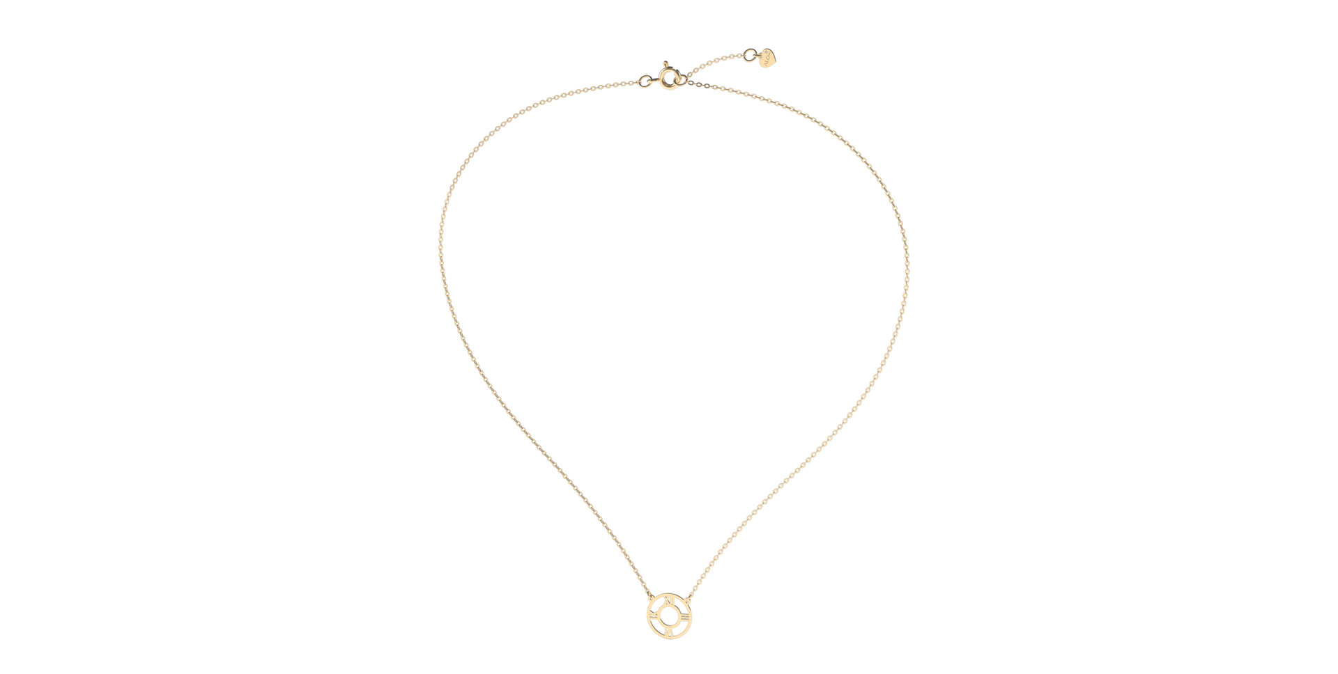 Náhrdelník s diamantom Time