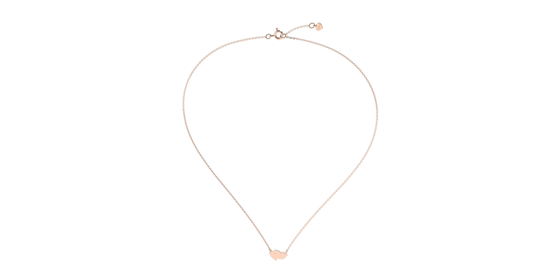 Náhrdelník s diamantom My Home