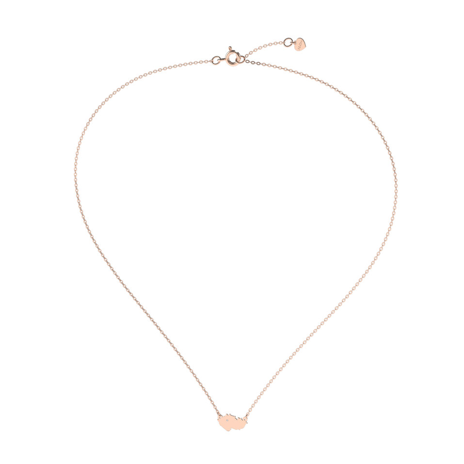 Náhrdelník s diamantom My Home