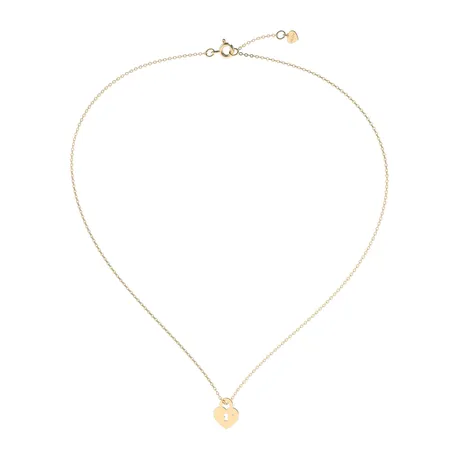 Náhrdelník s diamantom Heart Lock