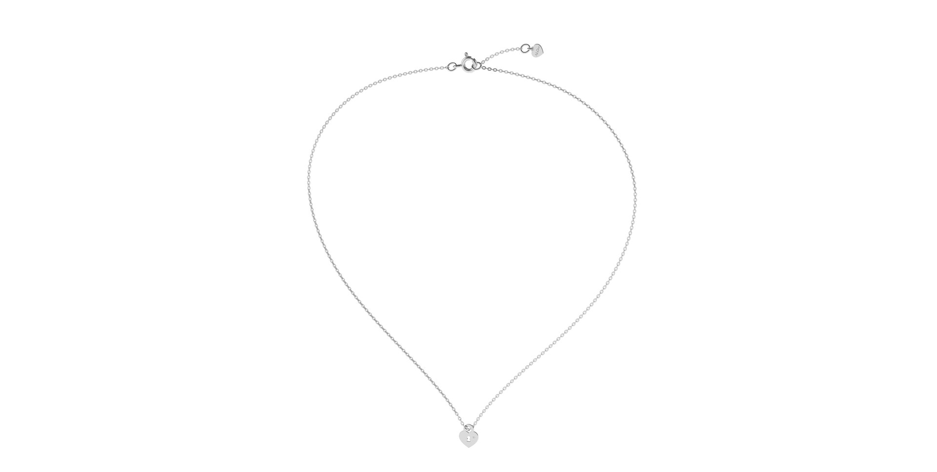 Náhrdelník s diamantom Little Heart Lock