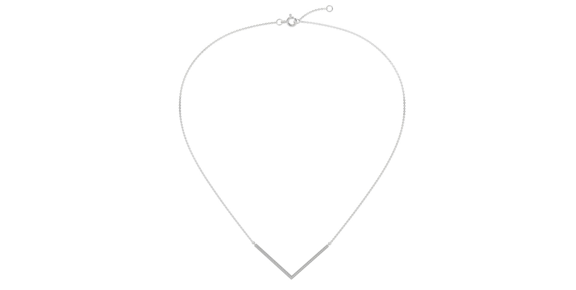 Náhrdelník s diamantmi Victory Line