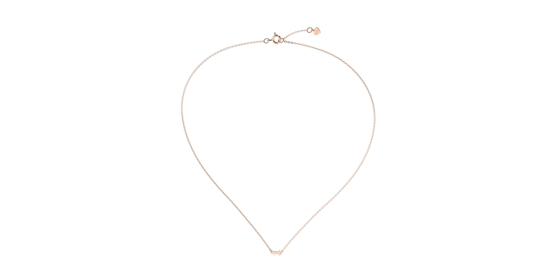 Náhrdelník s diamantom Lucky One