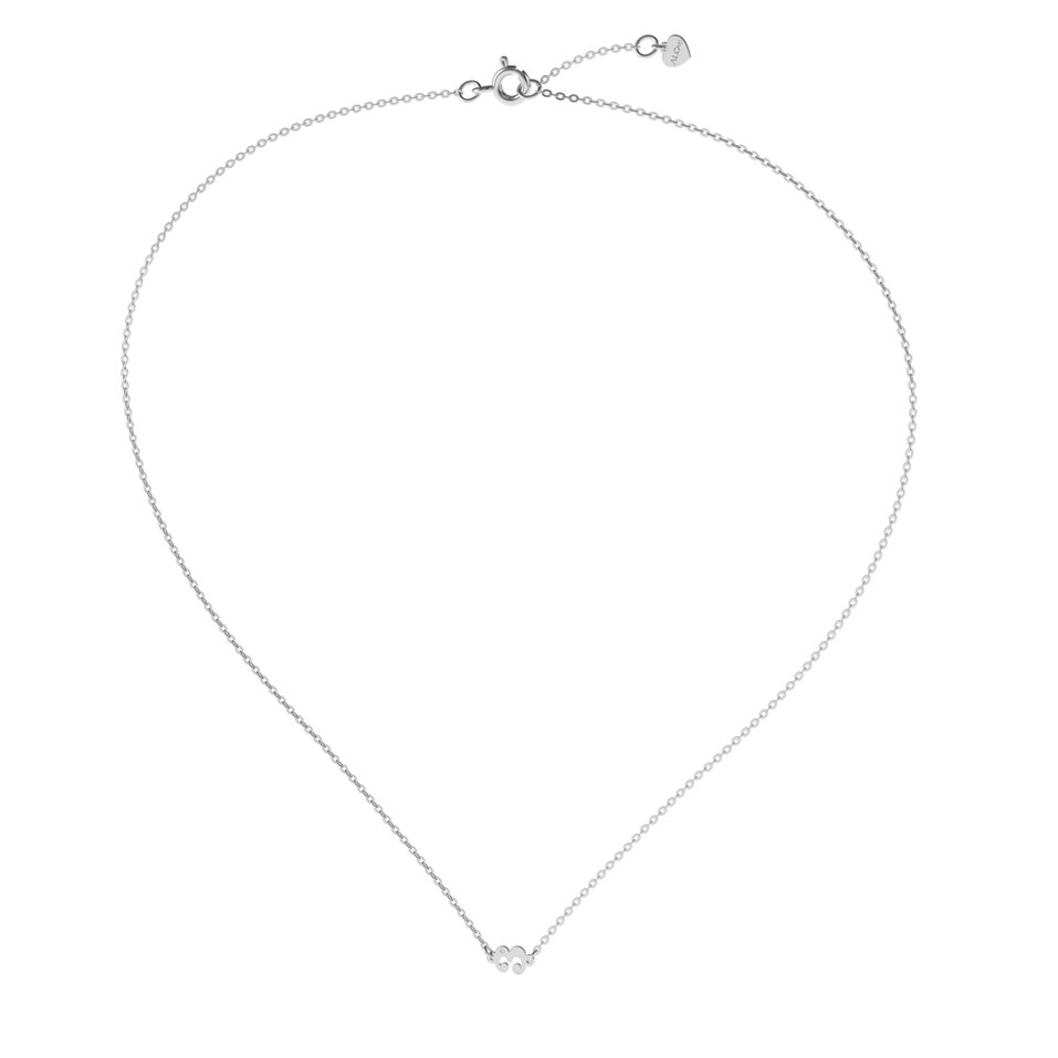 Náhrdelník s diamantom Lucky Three