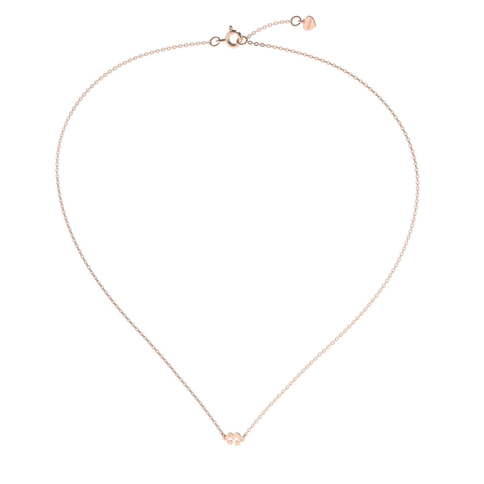 Náhrdelník s diamantom Lucky Three