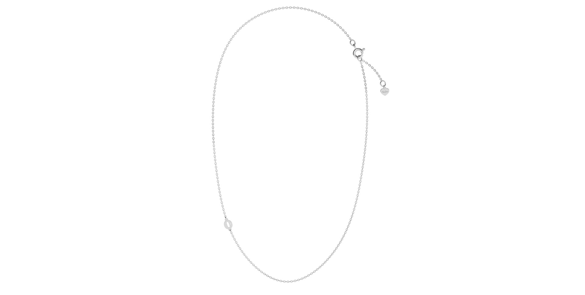 Náhrdelník s diamantom Lucky Zero