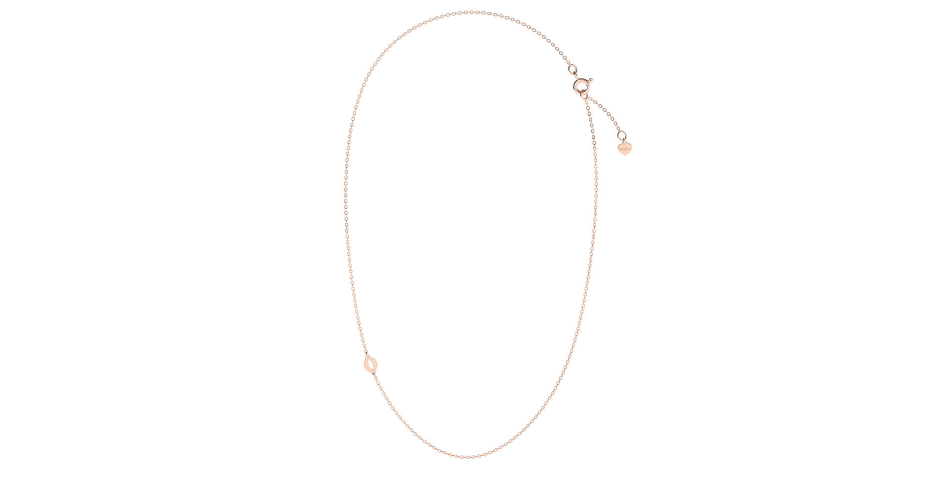 Náhrdelník s diamantom Lucky Zero