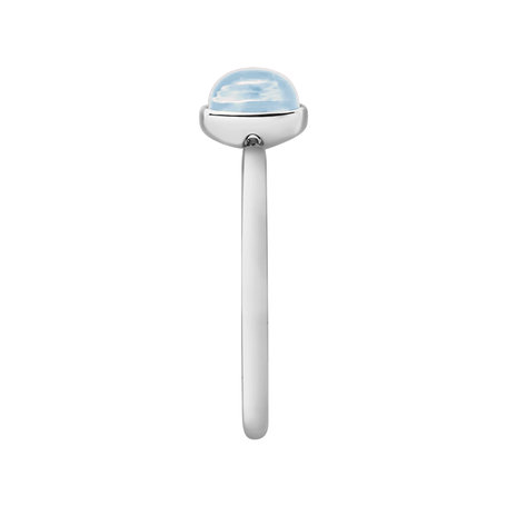 Prsteň s topásom sky Bonbon