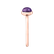 Prsteň s ametystom brazil Bonbon3