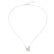 Náhrdelník s diamantmi Love3