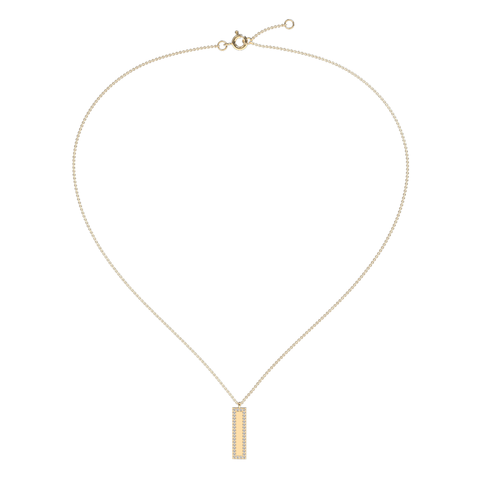 Náhrdelník s diamantmi Diamond Shimmer