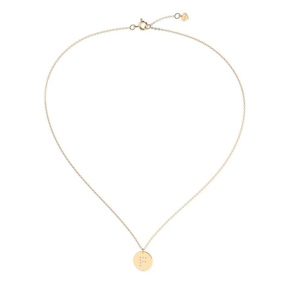 Náhrdelník s diamantmi Diamond Coins F