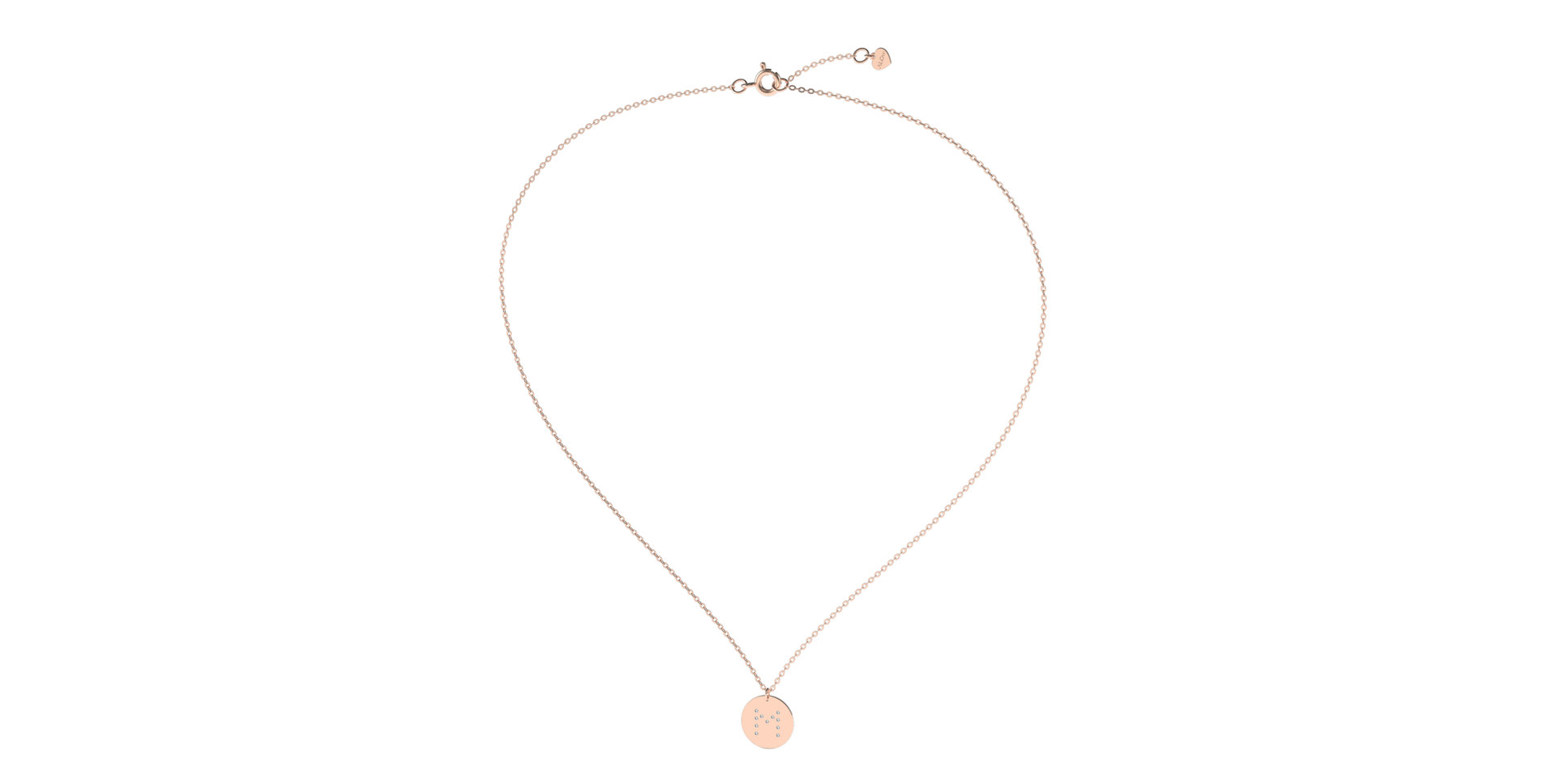 Náhrdelník s diamantmi Diamond Coins M