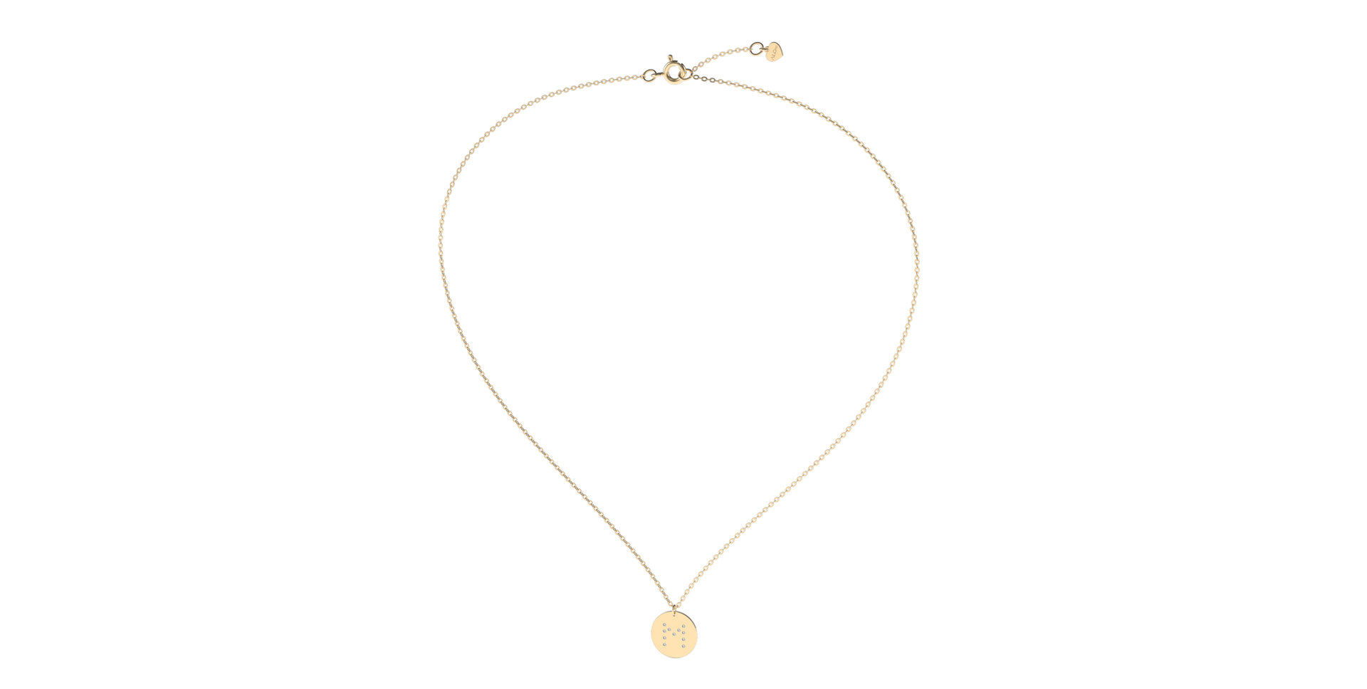 Náhrdelník s diamantmi Diamond Coins M