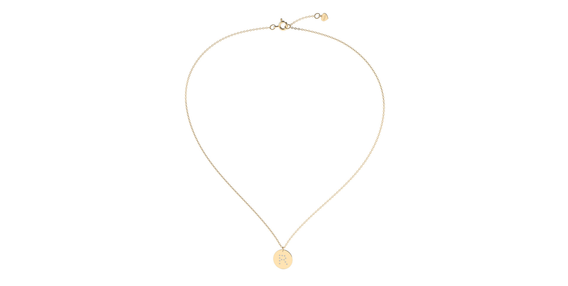 Náhrdelník s diamantmi Diamond Coins R