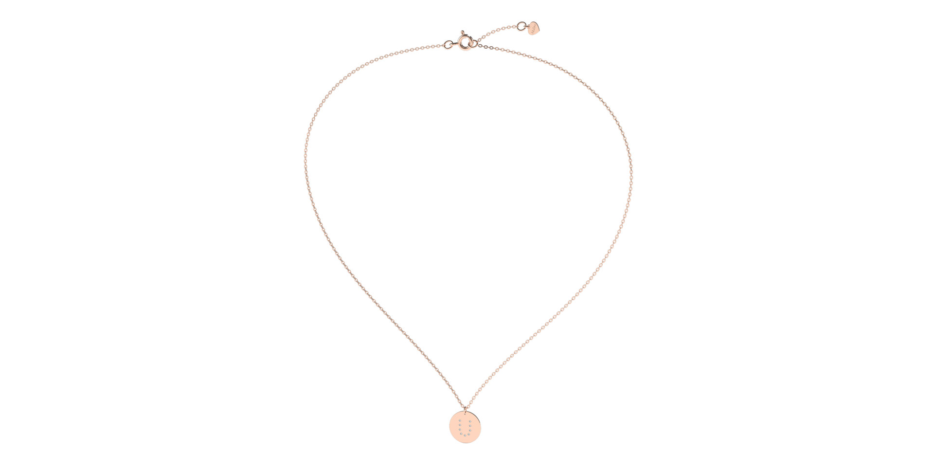 Náhrdelník s diamantmi Diamond Coins U