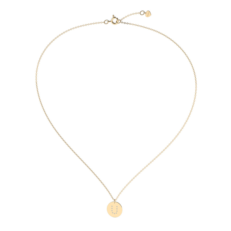 Náhrdelník s diamantmi Diamond Coins U