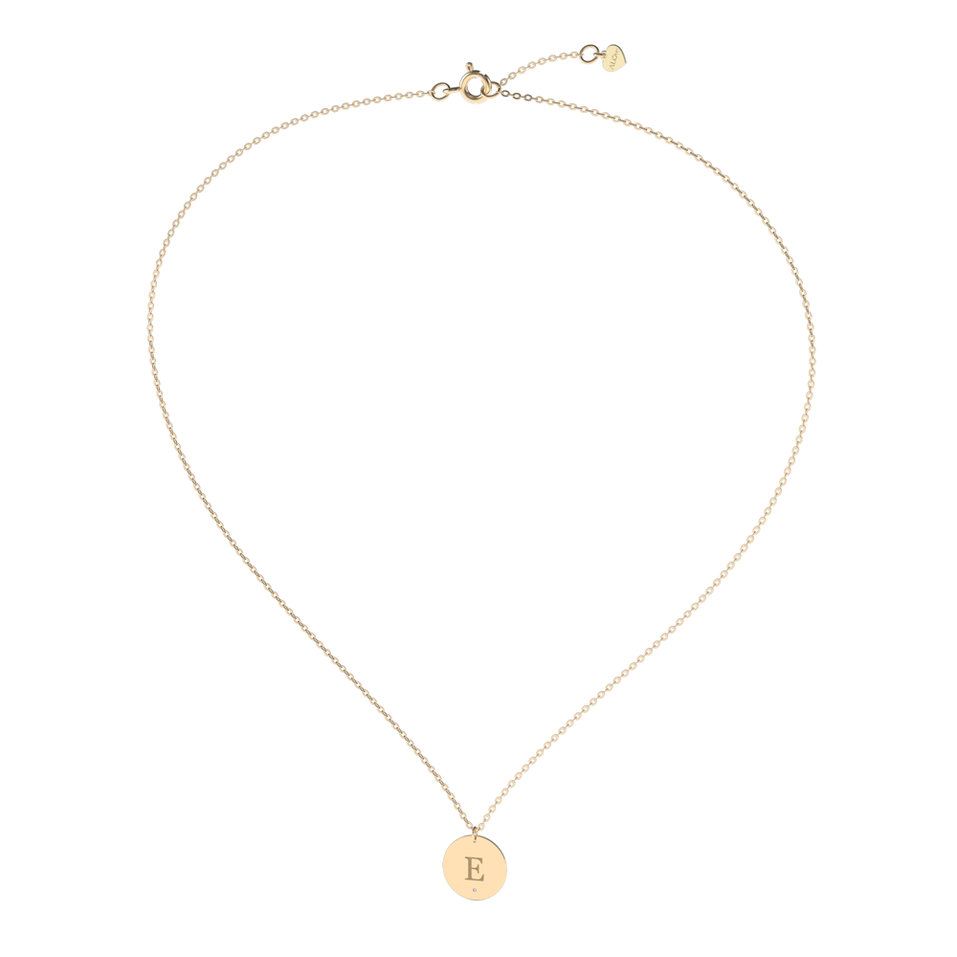 Náhrdelník s diamantom Big Coins E