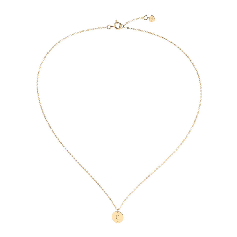 Náhrdelník s diamantom Little Coins C