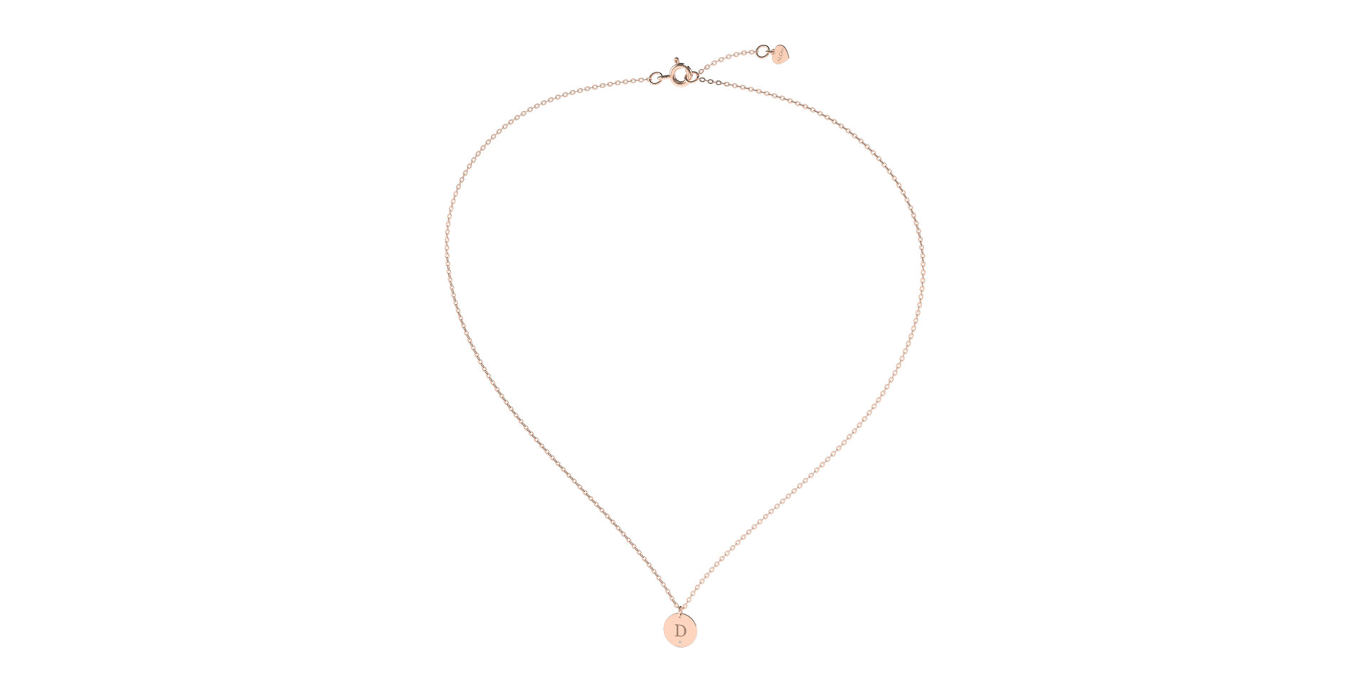 Náhrdelník s diamantom Little Coins D