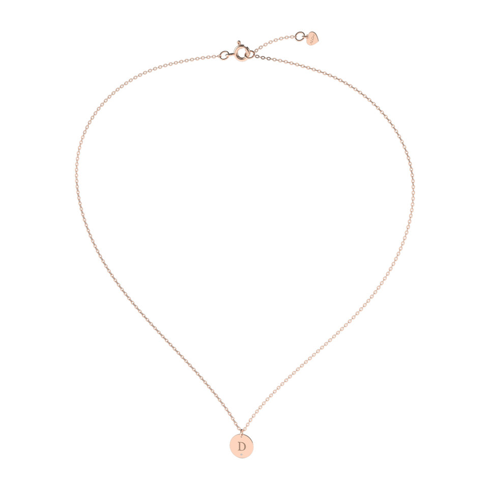 Náhrdelník s diamantom Little Coins D
