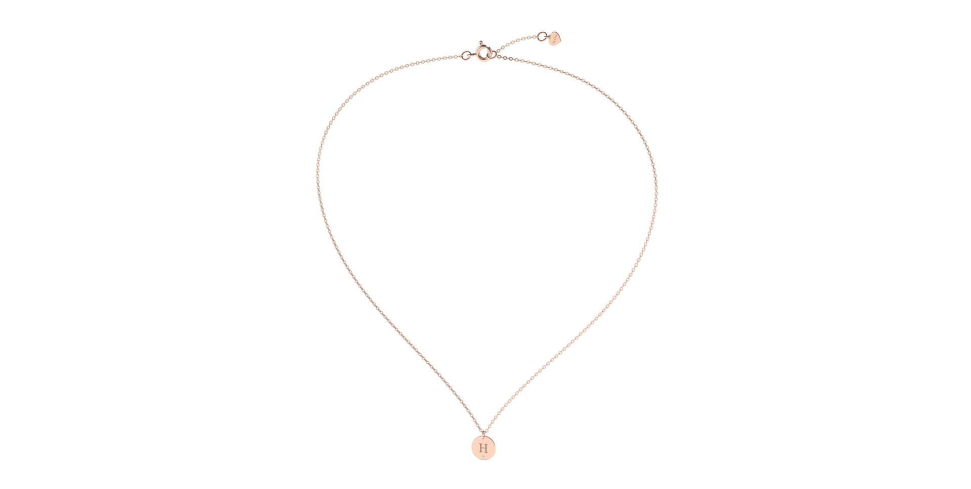 Náhrdelník s diamantom Little Coins H