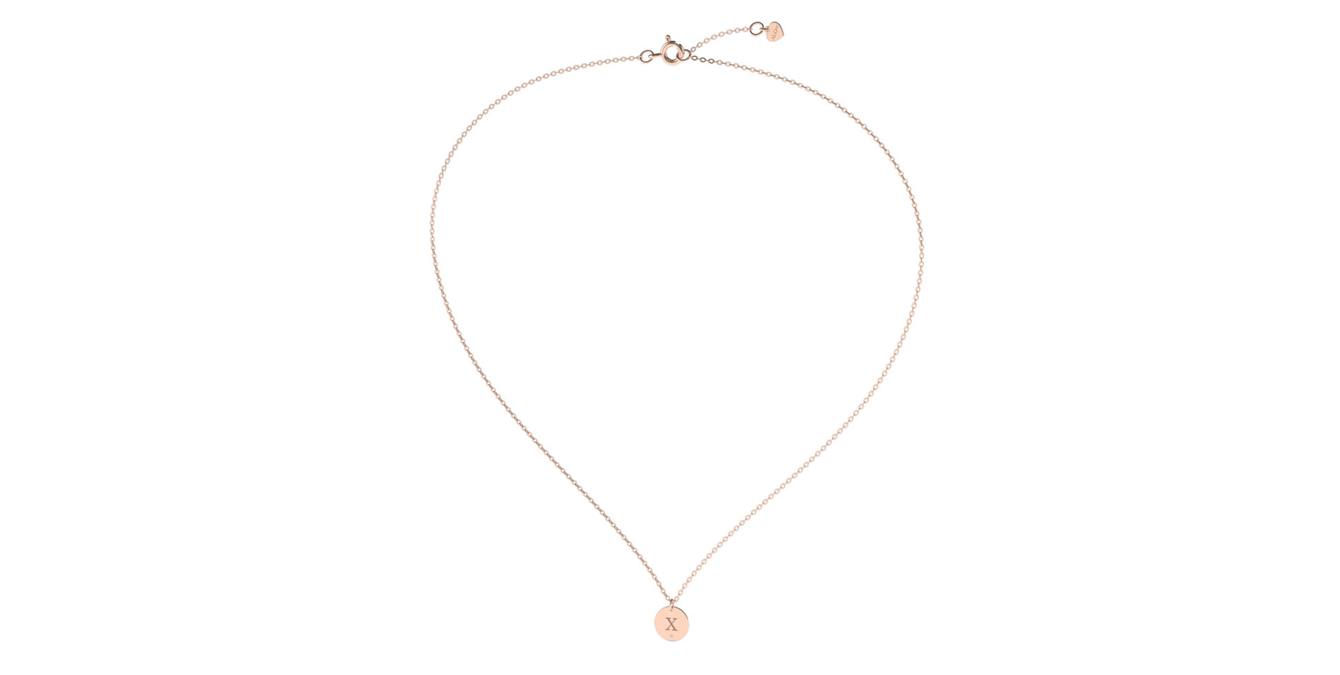 Náhrdelník s diamantom Little Coins X